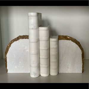 Z Gallerie Marble Books and Bookends